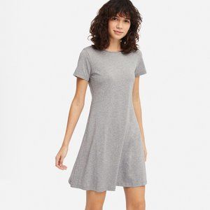 UNIQLO A line short sleeve mini bra dress